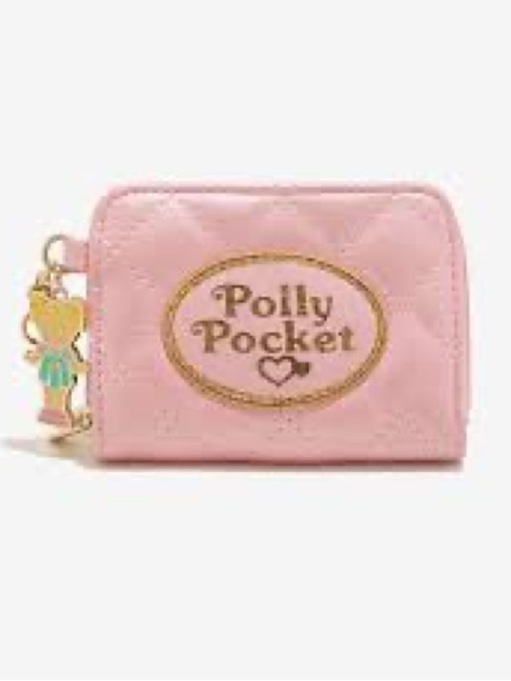 🌺5/$25🌺Polly Pocket Icy Pink Wallet with Polly Zip